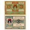 Image 2 : Town of Zeulenroda. 1918. Pair of Issued Notes.