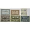 Image 2 : Towns of Detmold, Glauchau, & Lindau. 1918. Lot of 7 Issued War Emergency Notgeld.