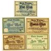 Image 1 : Worms District. 1918-1919. Lot of 5 Issued Notes.