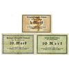 Image 2 : City of Passau. 1919. Trio of Issued Notes.