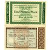 Image 1 : Stadtbank Glogau & Glogau District Bank. 1923. Lot of 2 Issued Notes.