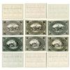 Image 2 : Ostheim vor der Rhšn POW Camp. 1917-1918. Lot of 12 Issued Notes.