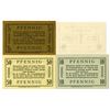 Image 2 : Zossen-Weinberge POW Camp. ND (ca. 1918). Lot of 4 Issued Notes.