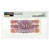 Image 2 : British Armed Forces Special Voucher. 2nd Series, ND (1956). Specimen Banknote.