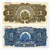 Image 2 : Banque Nationale de la Republique d'Haiti. L.1919 (1951-1964). Pair of Specimen Notes.