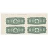Image 1 : Banque De La Republique D'Haiti, 1988 Uncut Reverse Proof Block of 4 Notes.