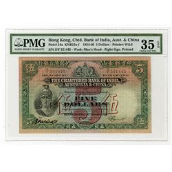 Chartered Bank of India, Australia & China, 1940, Issue Note