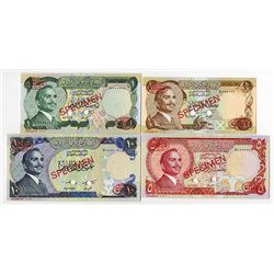 Central Bank of Jordan. ND (1975). Specimen Quartet.