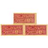 Image 2 : Bank of Korea, ND (1953) Issue Banknote Trio.