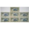 Image 2 : Government of Siam. 1934-1936. Lot of 7 Issued Notes.