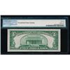 Image 2 : 1934 $5 St Louis Federal Reserve Note PMG 66EPQ