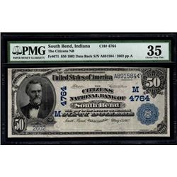 1902 $50 Citizens National Bank Note PMG 35