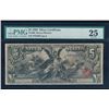 Image 1 : 1896 $5 Educational Silver Certificate PMG 25