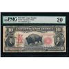 Image 1 : 1901 $10 Bison Legal Tender Note PMG 20
