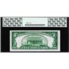 Image 2 : Low Serial #8 - 1929 $5 Federal Reserve Bank Note New York PCGS Very Choice New 64PPQ