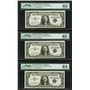Image 2 : 1957B $1 (5) Consecutive Silver Certificate STAR Notes PMG