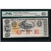 Image 1 : 1840's-70's Charleston Obsolete Note PMG 65EPQ