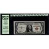 Image 1 : 1935A $1 Low Serial Hawaii Silver Certificate PCGS 64PPQ