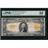 Image 1 : 1922 $20 Gold Certificate PMG 30