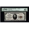 Image 1 : 1929 $20 Cooperstown National Bank Note PMG 45EPQ