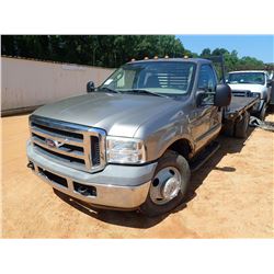 2005 FORD F350 Flatbed Dump Truck