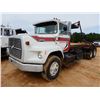 Image 1 : 1990 FORD L8000 Roll Off Truck