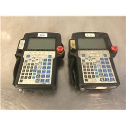 (2) FANUC A05B-2301-C370 TEACH PENDANT