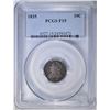 Image 1 : 1835 BUST DIME  PCGS F-15