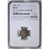 Image 1 : 1892 BARBER DIME  NGC MS-63