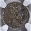 Image 2 : 1892 BARBER DIME  NGC MS-63