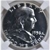 Image 2 : 1956 TYPE 2 FRANKLIN HALF DOLLAR  NGC PF-68