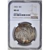 Image 1 : 1923 PEACE DOLLAR  NGC MS-62