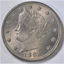1893 LIBERTY NICKEL  CH/GEM BU