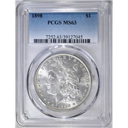 1898 MORGAN DOLLAR PCGS MS-63