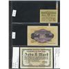 Image 5 : World Banknote Lot;  includes German issues.  Lot of approx 48 various notes and Notgel issues.  Inc