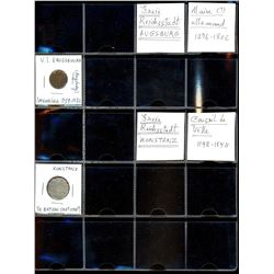 World Coinage Lot;  includes German coinage.  includes 82 various coins from the Schwaben regions.