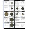 Image 1 : World Coinage Lot;  includes German coinage.  includes 14 various coins from the Alsace regions. All