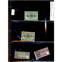 World Banknote Lot;  includes German issues.  Lot of approx 24 various issues.