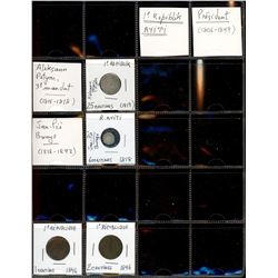 World Coinage Lot;   Lot of approx 32 various issues from Haiti and its regions.  Haiti et région 15