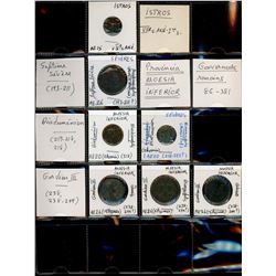 World Coinage Lot;   Lot of approx 89 various issues from Ancient Rome to more modern Greece and its