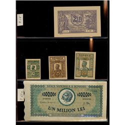 World Banknote Lot;  Lot of approx 36 notes from Greece and regions.  See images.