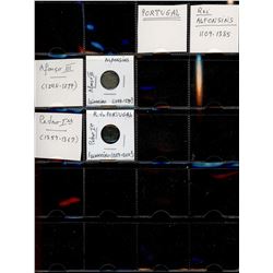 World Coinage Lot;   Lot of approx 93 various issues from Portugal and its regions.  Couronne de Por