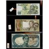 Image 5 : World Banknote Lot;  Lot of approx 14 notes from Portugal.  See images.