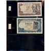 Image 11 : World Banknote Lot;  Lot of approx 19 notes from Spain.  See images.
