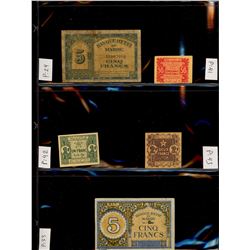 World Banknote Lot;  Lot of approx 17 notes from Morocco.  See images.