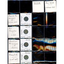 World Coinage Lot;  Lot of approx 33 various issues from Ancient Ethiopia to more the more modern er