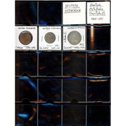 World Coinage Lot;   Lot of approx 31 various issues from German East Africa & British East Africa.