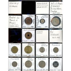World Coinage Lot;   Lot of approx 35 various issues from Uganda & Kenya regions.  Kenya -Ouganda  1