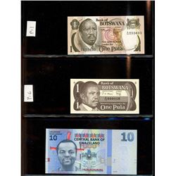World Banknote Lot;  Lot of approx  24 notes for South Africa and its regions, includes governements