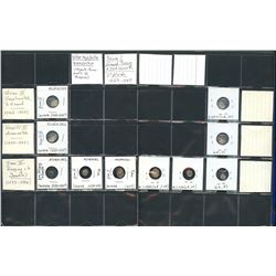 World Coinage Lot;   Lot of approx 24 various issues from Russia and its regions.   Russie centrale